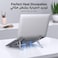 Laptop Stand for Desk Aluminum Alloy Adjustable Laptop Holder Ergonomic Portable Foldable Lightweight Notebook Stand for Desk Compatible