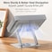 Laptop Stand 360&deg; Rotation Upgrade Larger Sturdy Base Adjustable Laptop Stand for Desk Metal Notebook Holder Fit for Macbook Air, Macbook Pro