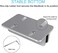 Vertical Laptop Stand, Adjustable Desktop Stand Laptop Holder (up to 17.3 inches) Compatible with All MacBook Pro/Air/Microsoft Surface (1 Slot,Grey)