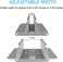 Vertical Laptop Stand, Adjustable Desktop Stand Laptop Holder (up to 17.3 inches) Compatible with All MacBook Pro/Air/Microsoft Surface (1 Slot,Grey)