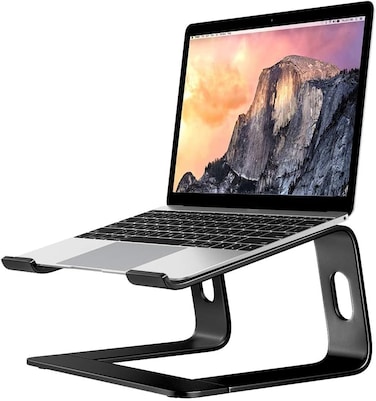 Aluminum Laptop Stand, Compatible with MacBook Air Pro, Dell XPS, HP, Lenovo More 10-15.6&rdquo; Laptops