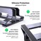 Vertical Laptop Holder Upgraded 2 Slots Laptop Stand for Desk Adjustable Width Vertical Macbook Notebook Stand for Office