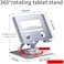 Foldable Laptop Stand with 360 Rotating Base, Laptop Stand for Desk, Ergonimic Foldable Laptop Riser, Laptop Holder Desk, Compatible with MacBook Pro, All Laptops 10-17