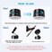 2025 New Vacuum Suction Magnetic Phone Holder, 360&deg;Rotatable Vacuum Magnetic Phone Stand, Foldable and Retractable Double-Sided Phone Holder for All