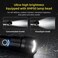 Rechargeable LED Flashlights High Lumens, 150000 Lumens Super Bright Tactical Handheld Flash Light, Powerful Emergency Linternas, Zoomable