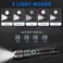 Rechargeable LED Flashlights High Lumens, 150000 Lumens Super Bright Tactical Handheld Flash Light, Powerful Emergency Linternas, Zoomable