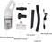 3-in-1 Cordless Vacuum Cleaner, Multifunction, 12000PA Super Suction,120W, Rechargeable, Anti Hair Wrap Technology, Low Noise, Perfect