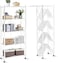 Foldable Storage Shelves 5 Tier, Storage Racks Kitchen Cabinet, Shelf Storage Multipurpose Rack for Living Room Bedroom Kitchen Garage