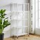 5-Tier Foldable Metal Storage Shelves &ndash; White