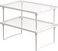 Basics Stackable Metal Kitchen Storage Shelves, Set of 2 - White
