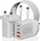 40W Dual USB C Wall Charger - 4 Port 20W USB C Power Adapter with Dual PD USBC Charger with C to C Fast Charging Cable Compatible iPhone,Mac Book Air,Laptop