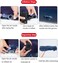 Single Air Mattress : Portable Camping Airbed Comfort Dual-Surface Airbed with Repair Patch for Home Outdoors Camping Travel (191 * 73 * 22cm Blue)