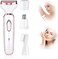 Electric Lady Shaver, Rechargeable Painless Electric Razor Bikini Trimmer Wet and Dry Hair Removal for Face Legs Underarm Nose and Eyebrow