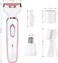Electric Lady Shaver for Women, Rechargeable Painless Razor Bikini Trimmer Wet and Dry Hair Removal for Face Legs Underarm Nose and Eyebrow