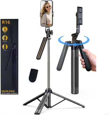 Cell Phone Tripod Selfie Stick,170CM All in One Extendable Cell Phone Tripod with Wireless Remote and 360&deg; Rotation Tripod Stand for iPhone &amp; Andriod/GoPro (67&quot;/170CM)