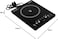 Infrared Single Cooktop, 2000 Watts, 8 Digital Temp Control, Black Crystal Plate, 220-240V, 50-60Hz, Touch Control