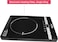 Infrared Cooker Black Single 2000W Multi Function Touch Control, LED Digital Red Display Multi-function: Stir-fry, Hot Pot, Warm, BBQ, Heating, Steam