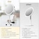 Lighted Makeup Mirror, 8&quot; Rechargeable Double Sided Magnifying Mirror with 3 Colors, 1x/10x 360&deg; Rotation Touch Screen Vanity Mirror