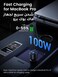 130W Macbook Car Charger Fast Charging, 3-Port USB Car Charger Type-C, Super Fast Mobile Phone Adapter, Compatible for Macbook Air/Pro, Samsung S25/S24/S23