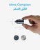 Car Charger, Mini 24W 4.8A Metal Dual USB Car Charger, PowerDrive 2 Alloy Flush Fit Car Adapter with Blue LED, for iPhone 16/15/14/13/12, Samsung, Huawei, Xiaomi, Redmi