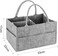 Baby Diaper Caddy Organizer Portable Large Diaper Caddy Tote Car Travel Bag