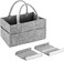 Baby Diaper Caddy Organizer Portable Large Diaper Caddy Tote Car Travel Bag