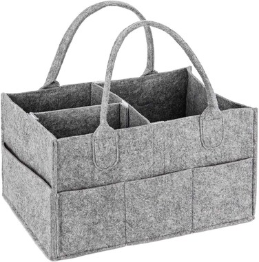 Baby Diaper Caddy Organizer Portable Large Diaper Caddy Tote Car Travel Bag