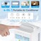 Portable Air Conditioners, 900ml Cooling Fan Evaporative Air Cooler Small Portable AC with 3 Speeds, 2 Mist, 7 Colors LED Light &amp; 2/4H Timer