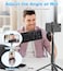 Radiotronics 170cm Phone Tripod Selfie Stick, All-in-1 Phone Tripod Stand with Remote,Portable,Lightweight Tripod for for Selfies/Live/Video Recording/Travel-Black