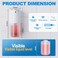 Automatic soap Dispenser touchless Kitchen Dish Automatic Liquid Soap Dispenser 4 Adjustable Soap Dispensing Levels Wall Mount for Kitchen and Bathroom