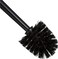 Pulmen Toilet Brush with Holder, Black (Pack of 2)