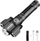 LED Tactical Flashlight 1000 Lumens Electric Torch Rechargeable Waterproof Zoomable 4 Modes for Outdoor, Camping, Biking, Hiking, Emergency