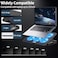 Radiotronics Laptop Cooling Pad, Laptop Cooler Stand with 6 Quiet Cooling Fans Dual USB Powered for 12-17 Inch Laptop Adjustable Height Cooling Stand