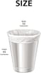 Cleaning Superstore Multi-Purpose Garbage Bag Roll, 5 Gallons, 45 x 52cm, 150 Bags, White (Pack Of 5)