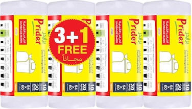 Radiotronics 10 Gallons Pack of 4 Garbage Bag,120 Garbage Bags, Size 54x60 cm, Trash Bags, Bin Liner, Waste Bags for Indoor and Outdoor Purposes