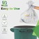60 Garbage Bag Small, 19L/5 Gallon Heavy Duty Trash Bags, 20x3 Rolls Biodegradable Strong &amp; Convenient Multipurpose Plastic Bin Bags