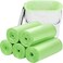 Trash Bags Garbage Bags Trash Bin,[4 Rolls,100 Counts ] Emand Portable Biodegradable Plastic Rubbish Bags, Wastebasket Bags Small Garbage Bags (45 * 50,Green)