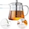 Glass Teapot with Infuser Tea Pot 32oz/43oz Tea Kettle Stovetop Safe Blooming and Loose Leaf Tea Maker Set (32oz/ 950ml)