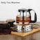 Stainless Steel Teapot Warmer with Tea Light Candle Holder for Tea and Coffee Pots, Teapot Warmer Base For Home Office Tea House