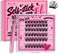 Radiotronics Self-Adhesive Eyelashes, Pack of 40, Individual DIY Eyelash Extensions, Reusable, No Glue (Pink, D-10-18 Mix)