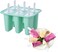 Set of 6 Popsicle Mould Silicone Ice Pop Molds, Frozen Ice Cream Mould Tray for Kids &amp; Adults Reusable Popcical Mold Easy Release Ice Pop Maker