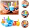 Mini Silicone Popsicle Mold, 7-cavity DIY Ice Pop Mold with Colorful Plastic Sticks, Popsicle Makers for Egg Bites and Ice Cream Mould
