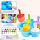 Mini Silicone Popsicle Mold, 7-cavity DIY Ice Pop Mold with Colorful Plastic Sticks, Popsicle Makers for Egg Bites and Ice Cream Mould