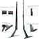 Radiotronics Universal TV Stand, TV Leg Replacement for Most 22-65 inch LCD/LED/OLED/Plasma TVs, Adjustable Table Top TV Feet for Flat &Curved Screen