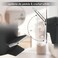 Stainless Steel Pedal Bin 3L Black, Pedal Bin, Bathroom Pedal Bin 3L, Office Pedal Bin, Round Shape, Black, Size: H:24.5 x W:17 CM