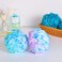 4 Pack Bath Shower Sponge Exfoliating,Bathroom Accessories, Essential for Bathing,Body Scrubber, 75g/PCS Pouf Bath Sponges- Set of 4 Flower Color