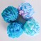 4 Pack Bath Shower Sponge Exfoliating,Bathroom Accessories, Essential for Bathing,Body Scrubber, 75g/PCS Pouf Bath Sponges- Set of 4 Flower Color