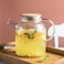 Glass Teapot, Stovetop &amp; Microwave Safe Heat Resistant Glass Borosilicate Teapot, Glass Kettle with Removable Filter Spout for Loose Leaf Tea &amp; Blooming Tea