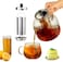 1500ml (50oz) Large Round Glass Teapot with Removable Stainless Steel Infuser Strainer &amp; Lid - Borosilicate Heat Resistant Stovetop Safe Glass Tea Kettle Blooming &amp; Loose Leaf Tea Maker