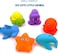 7Pcs Baby Bath Toys, Scoop Net Fish Pool Toys With Spray, Sounds, Color Changing Toddler Bathtub Toys, Soft Baby Pool Accessories